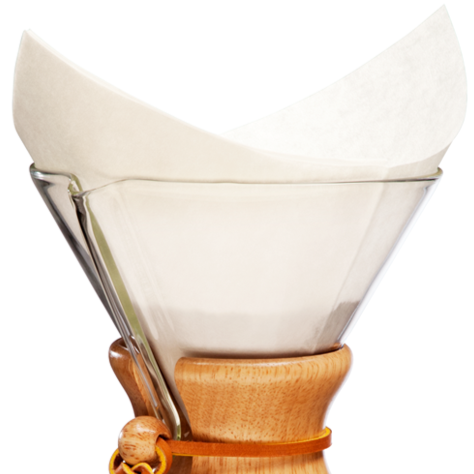Chemex Bonded Filters Pre-Folded Squares  (FS-100)